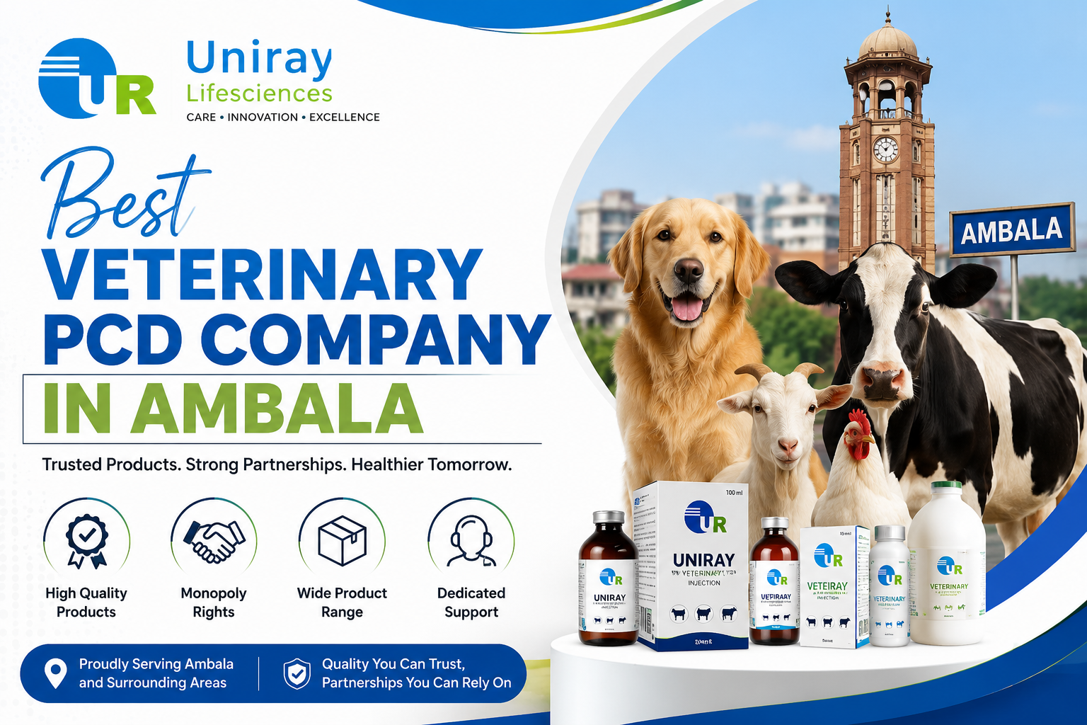 Veterinary PCD Company In Ambala - Uniray Lifesciences