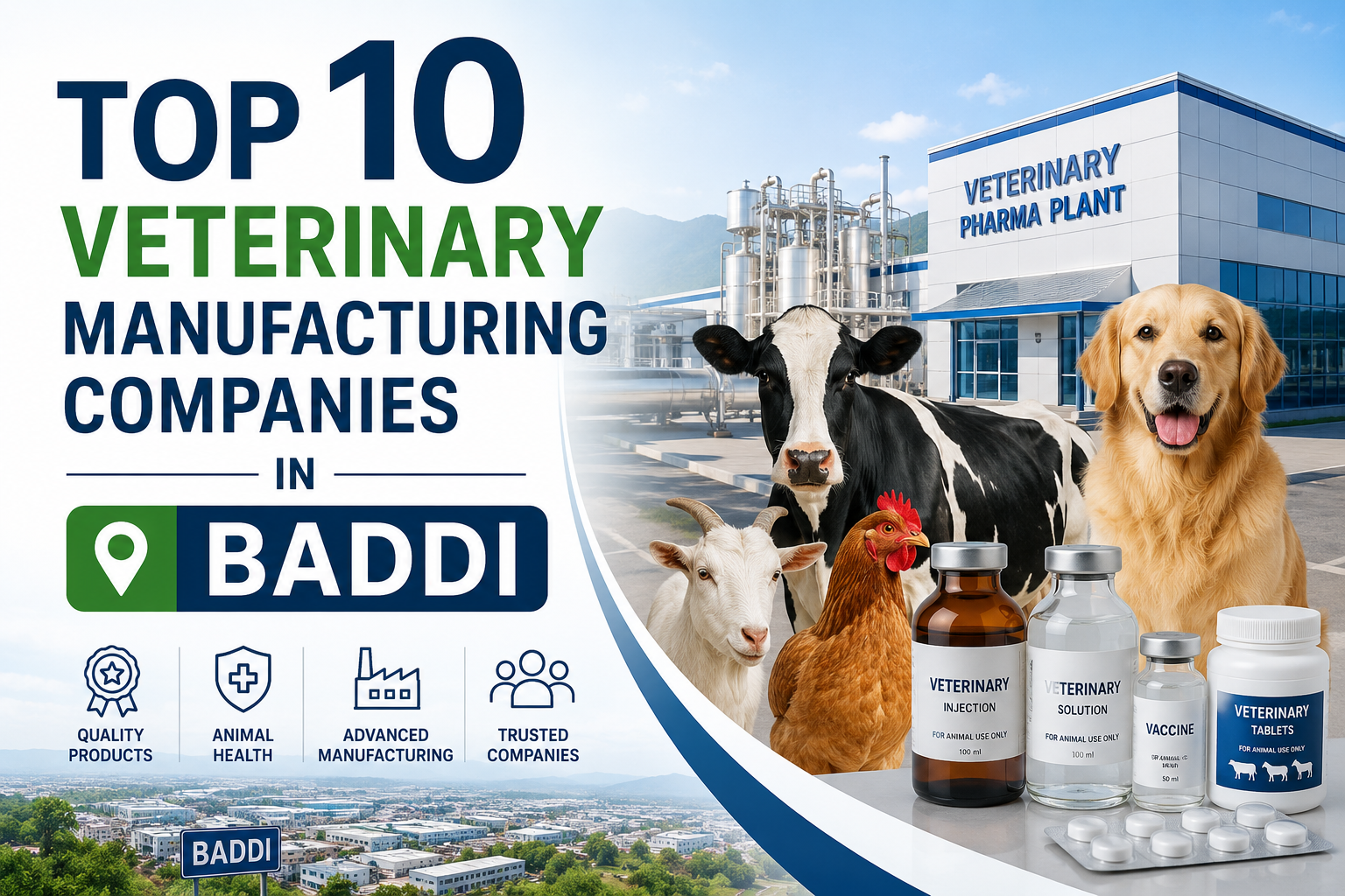 Top 10 Veterinary Manufacturing Companies In Baddi - Uniray Lifesciences