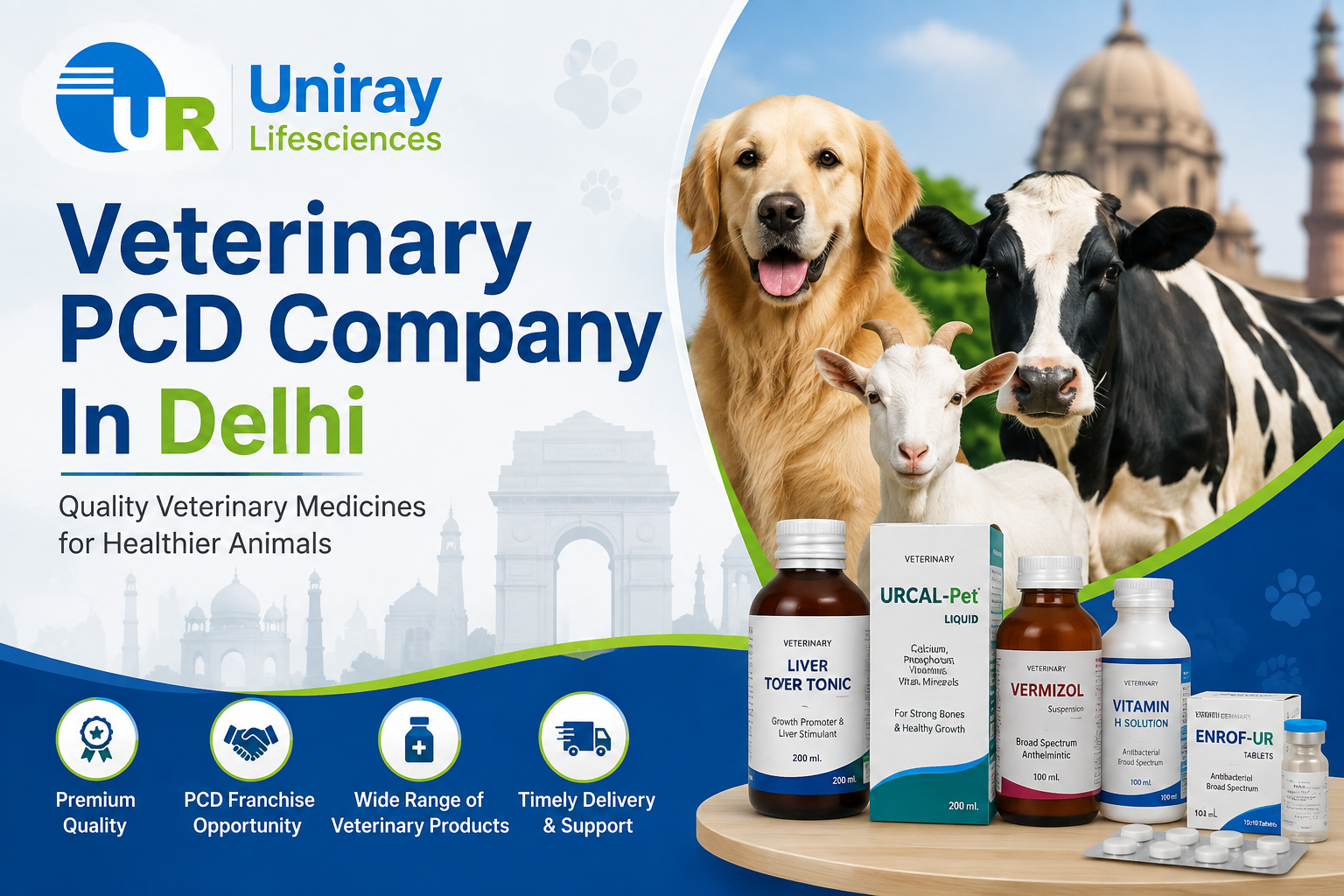 Veterinary PCD Company In Delhi - Uniray Lifesciences