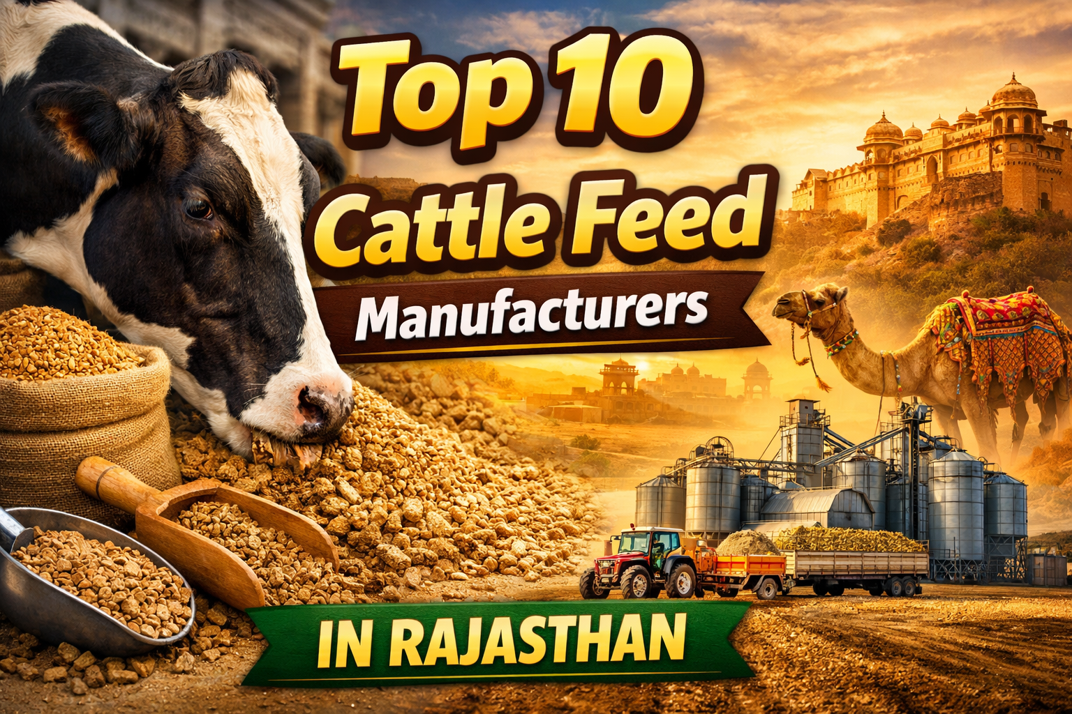 Top 10 Cattle Feed Manufacturers in Rajasthan