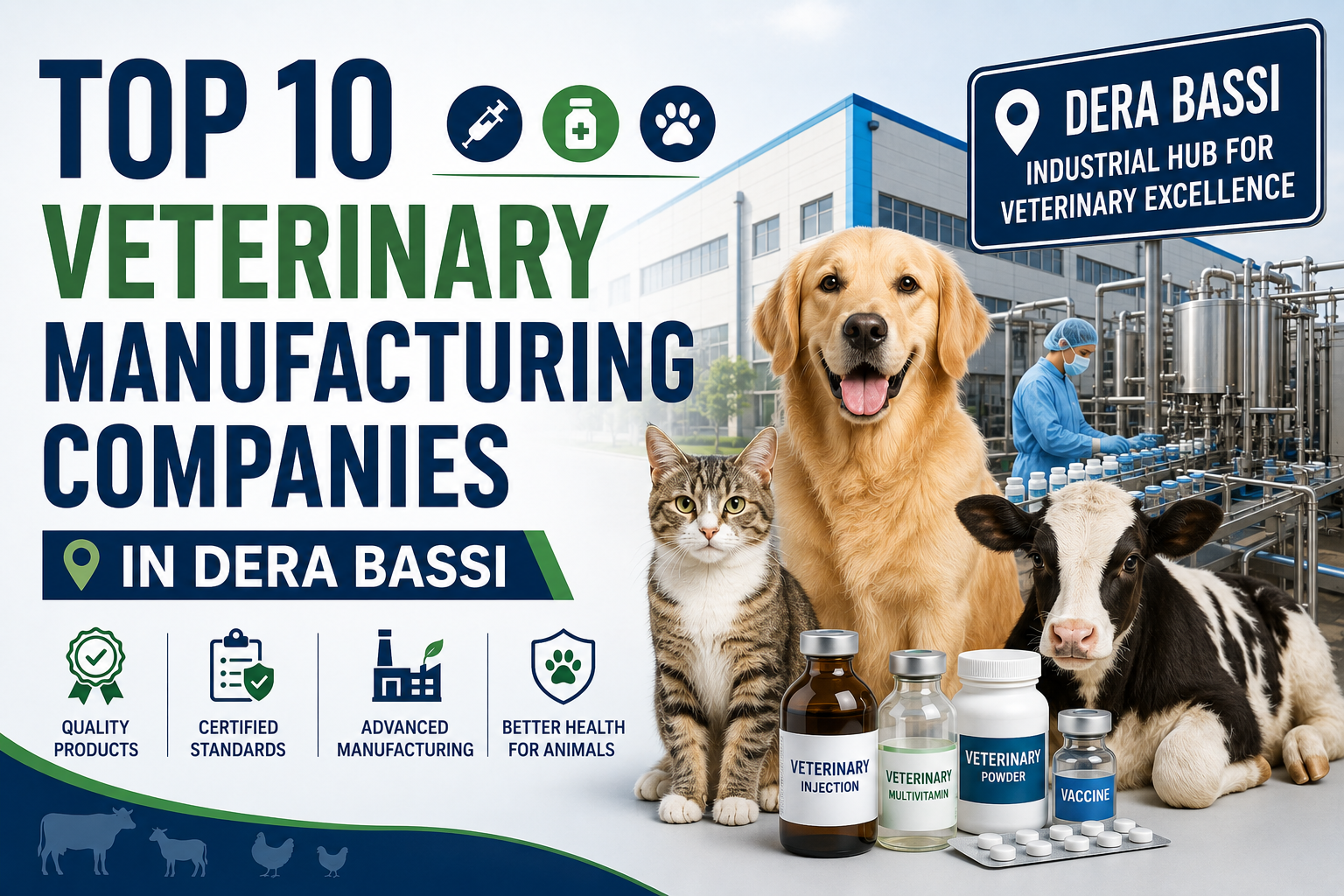 Top 10 Veterinary Manufacturing Companies in Derra Bassi - Uniray Lifesciences