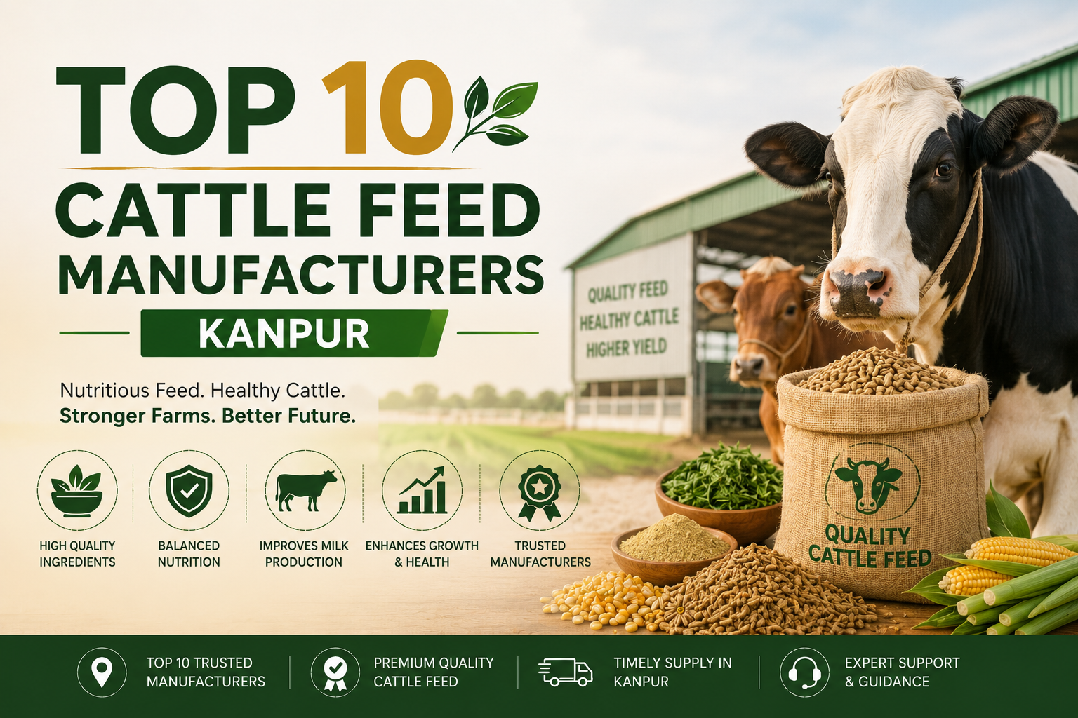 Top 10 Cattle Feed Manufacturers Kanpur