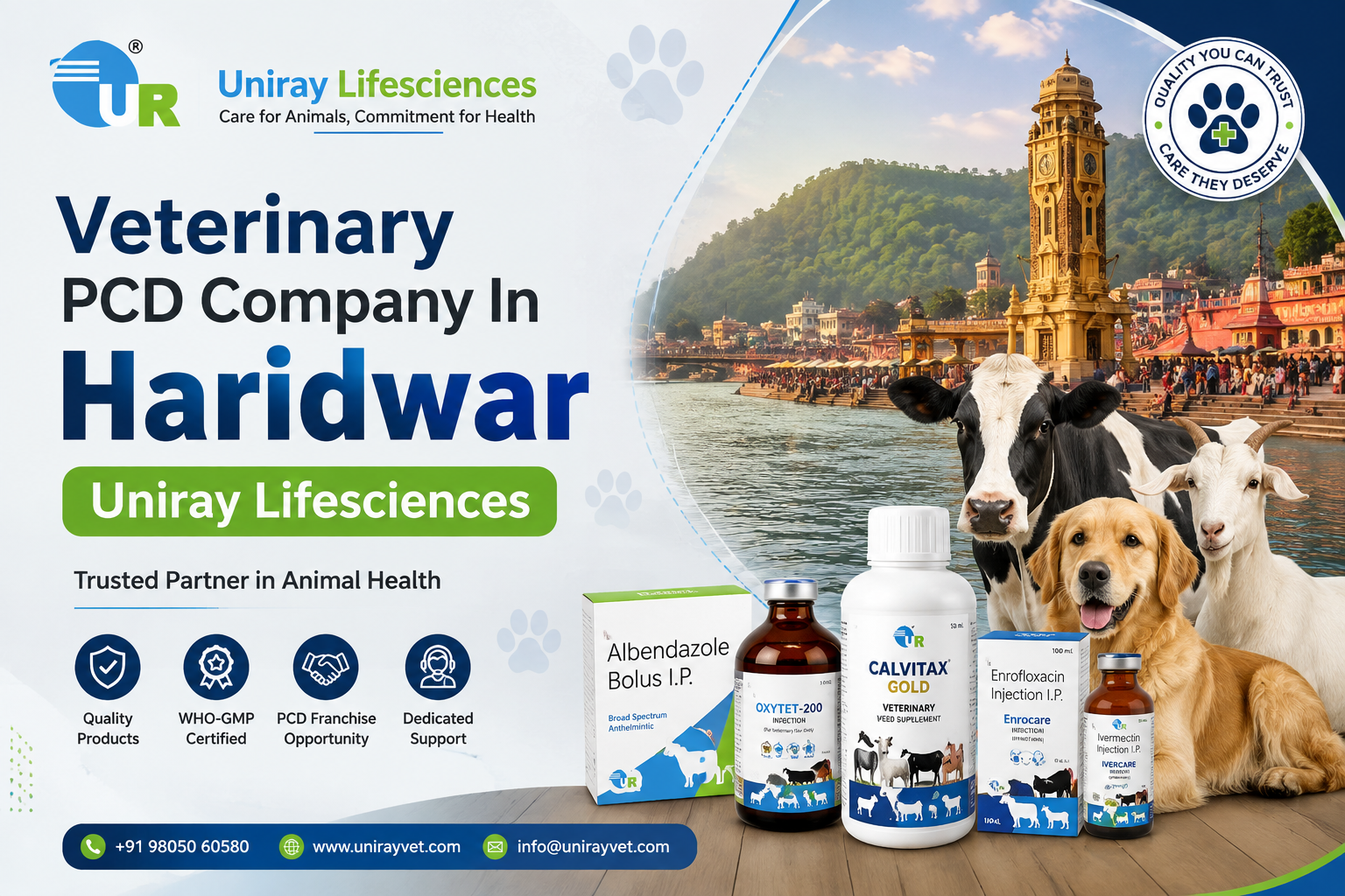 Veterinary PCD Company In Haridwar - Uniray Lifesciences