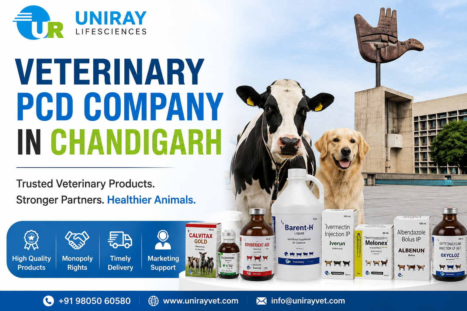 Veterinary PCD Company In Chandigarh - Uniray Lifesciences