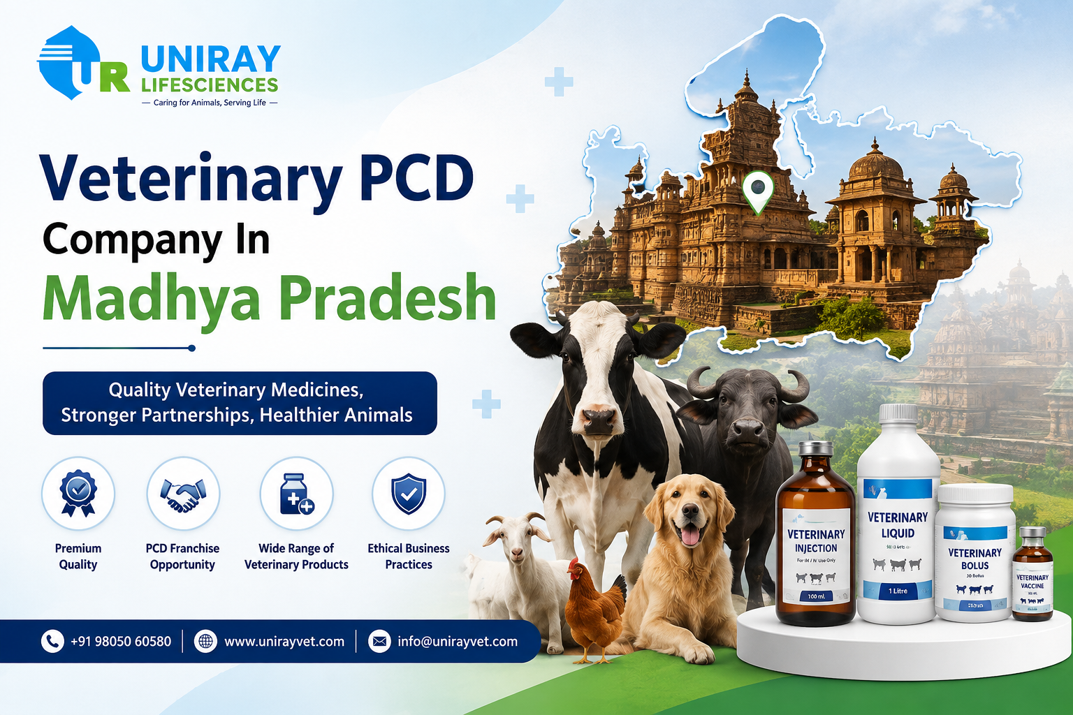 Veterinary PCD Company In Madhya Pradesh - Uniray Lifesciences
