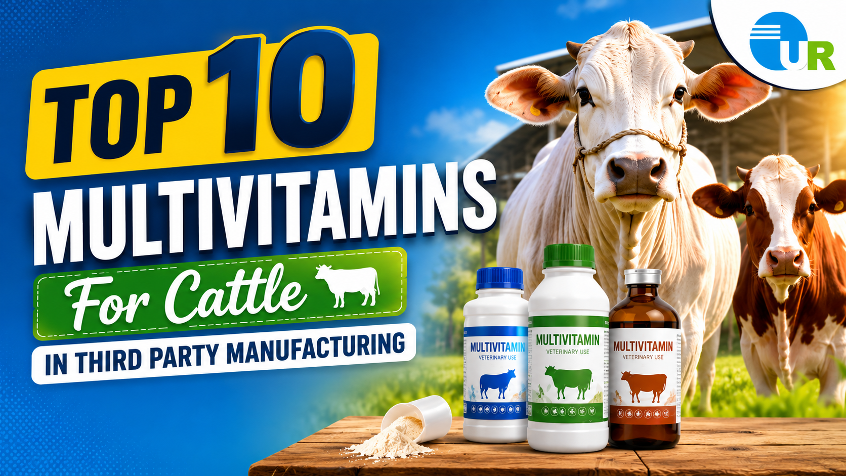 Top 10 Multivitamins For Cattle In Third Party Manufacturing - Uniray Lifesciences